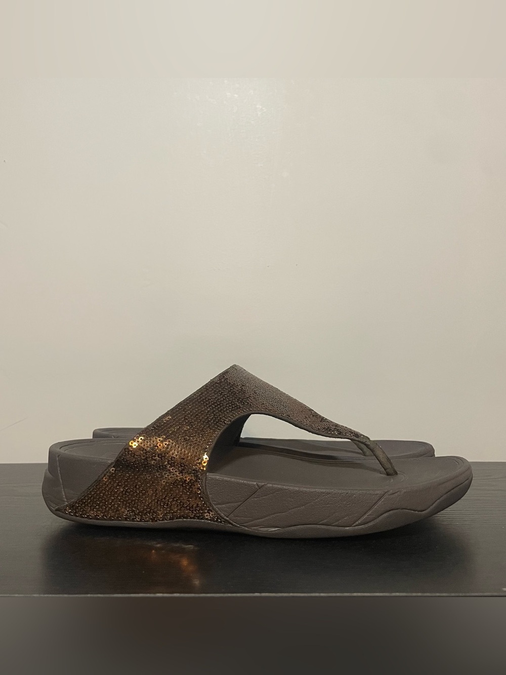 FitFlop Sequin Thong Sandals | Womens Sz 10